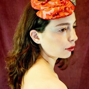 Tocado de ceremonia modelo rosco