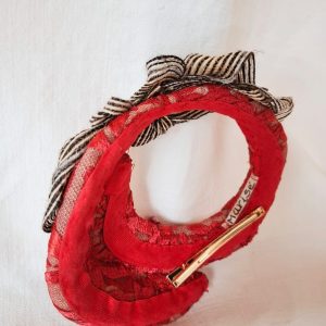 Tocado de ceremonia modelo rosco