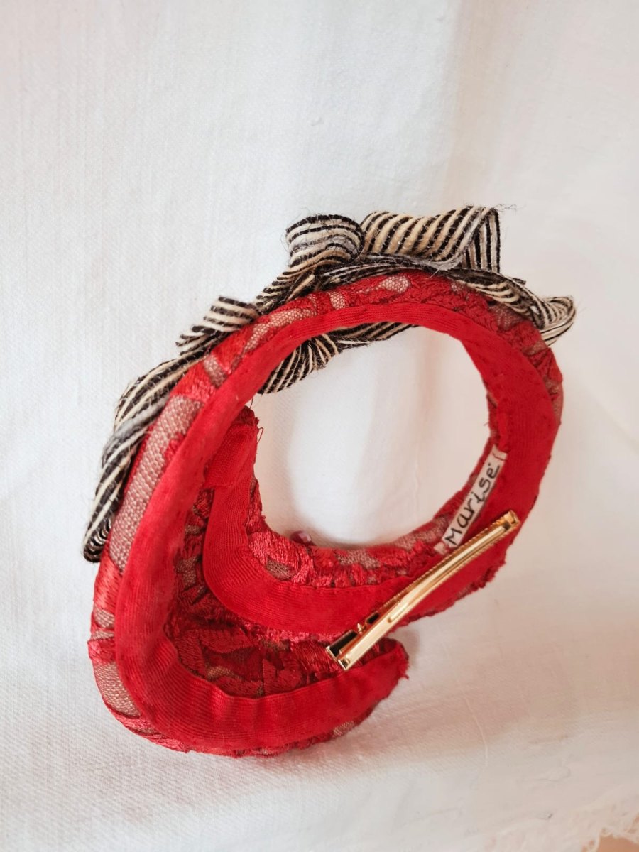 Tocado de ceremonia modelo rosco